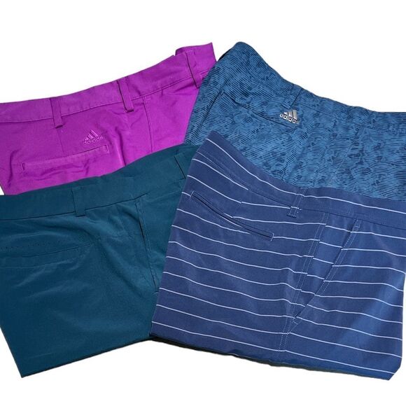 Foot Joy-Nike-Adidas flat front shorts size 36 golf shorts M3 - Picture 1 of 12